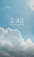 Blue Sky Dodol Locker Theme APK صورة لقطة الشاشة #1