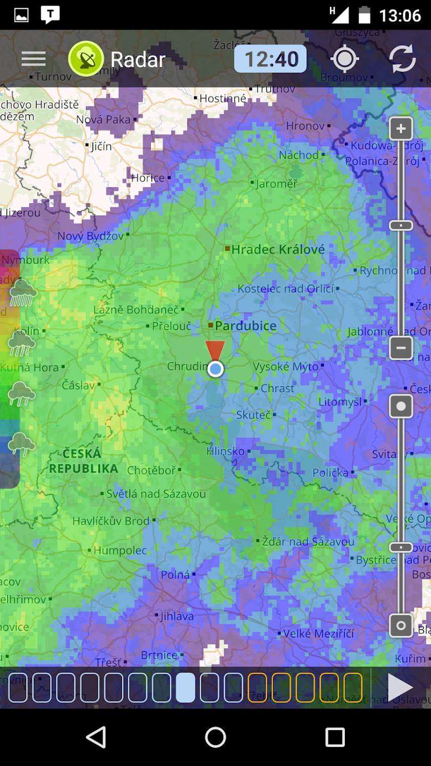 Meteor (Weather) » Meteoradar Screen 3