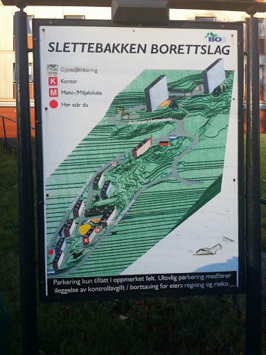 Slettebakken Borettslag Info Sign