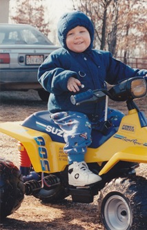 Tyler on 4-wheeler