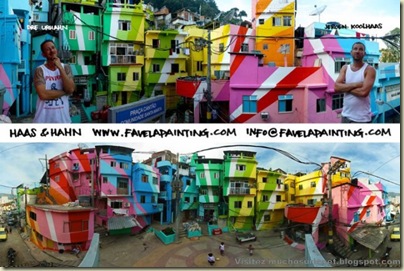 Repeindre les favela, Santa Marta, Brésil-10