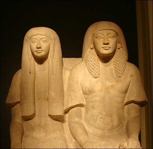 Maya et sa femme Meryt - Musée de Leyde