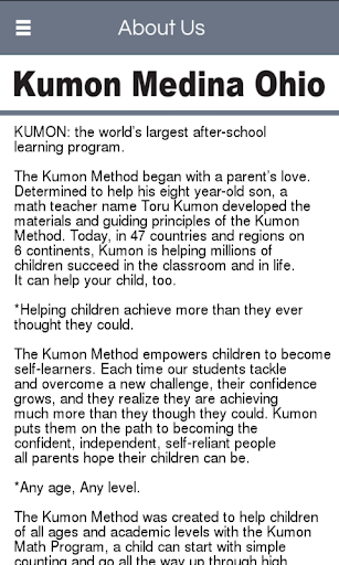 Kumon Medina Ohio