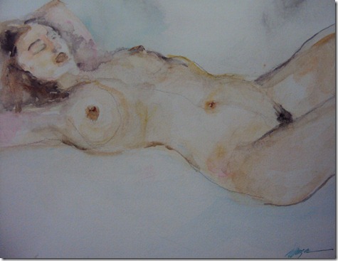 Female Nude reclyingpose