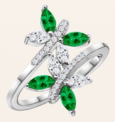 Emerald Engagement Ring