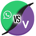Viber vs Whatsapp icon
