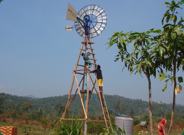 sokhavuth clock cambodian ngo creates wind powered water pump for