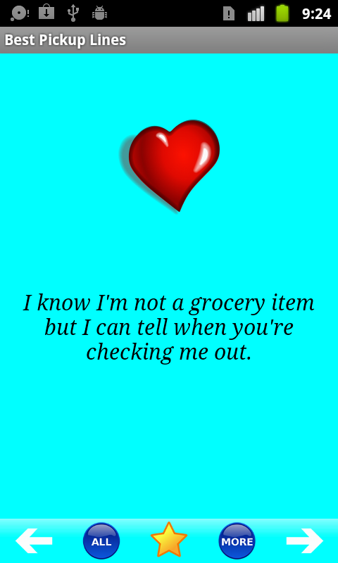 Best Pickup Lines Screen 1