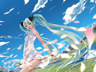 [最も欲しかった] 初音 ミク ipad 壁紙 148833