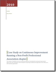 Download the Case Study on Continuous Improvement in a Professional Association