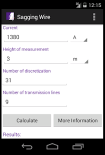 Free Sagging Wire Calculator APK for Android