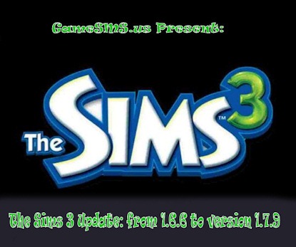 Sims 3 Update v1.7.9