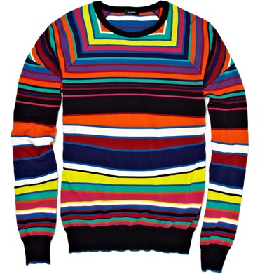 Jil Sander Striped Knitted Cotton Sweater