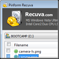 Recuva File Recovery โปรแกรมกู้ไฟล์