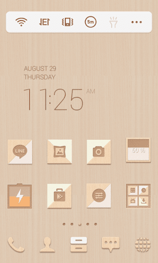 Neutral Wood Dodol Theme