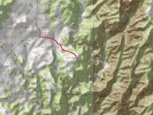 I drove north on County Road