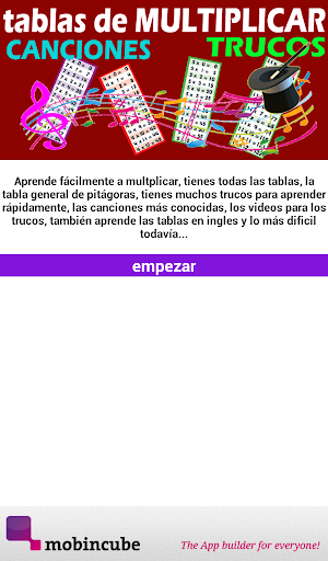 TABLAS DE MULTIPLICAR Y TRUCOS