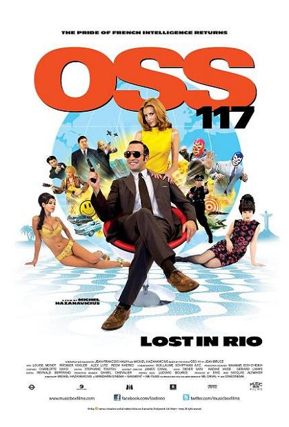 OSS 117: Lost in Rio, movie, poster, dvd, cover