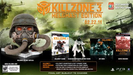 Killzone 3, Helghast Edition, ps3, box, art