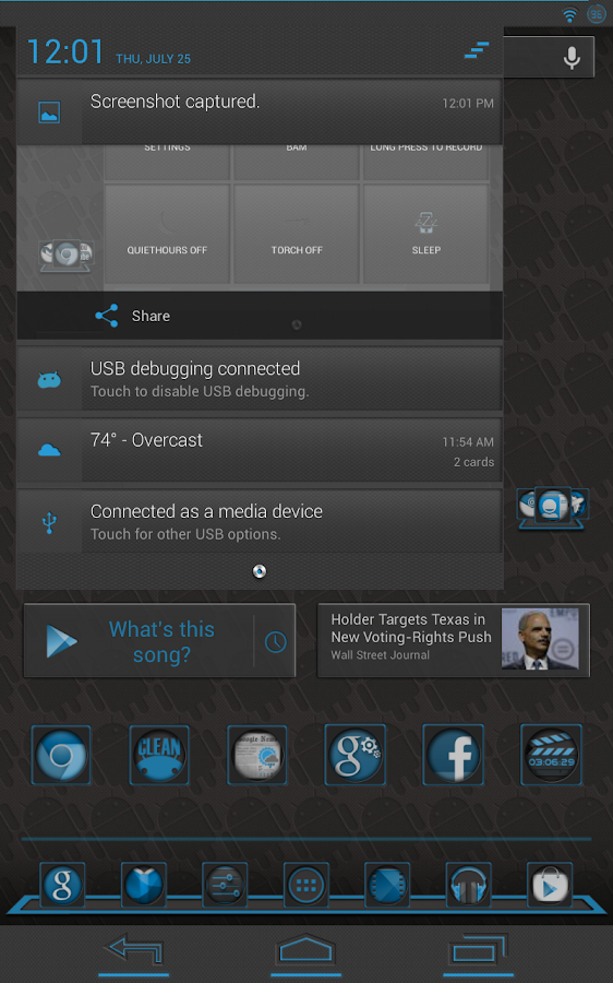 BigDX Clean Theme CM10 AOKP - screenshot