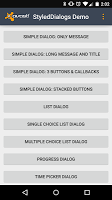 StyledDialogs Demo APK Снимки экрана #1
