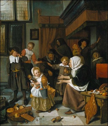 Jan Steen; Het Sint Nicolaasfeest 1663