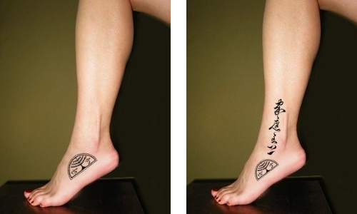 script tattoo designs. Calligraphy Tattoo Ideas