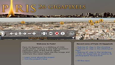 Paris 26 Gigapixels - Interactive virtual tour of the most beautiful monuments of Paris_1268765506945