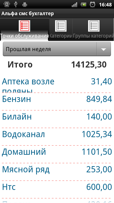 Альфа смс бухгалтер Screen 2