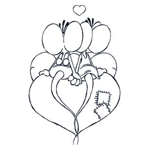 COLOREAR SAN VALENTIN. DIBUJOS DE SAN VALENTIN