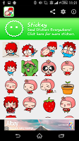 Stickey Red Hair Boy and Girl APK Screenshot #1