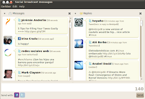 gwibber screenshot ubuntu 10.04 beta 1
