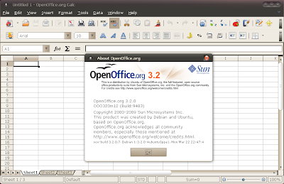 openoffice 3.2 ubuntu karmic screenshot