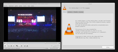 vlc 1.1.0 linux screenshot