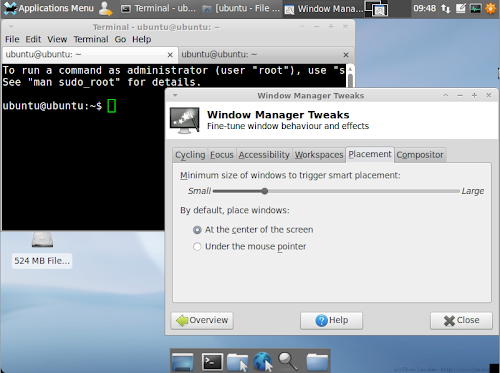 Xubuntu 11.04 screenshot greybird