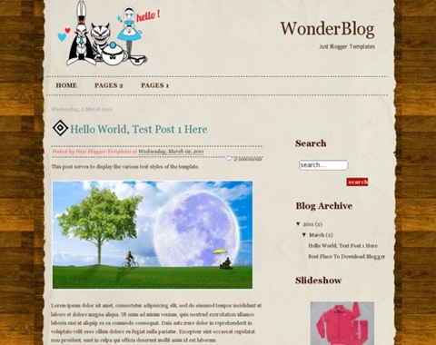 WonderBlog