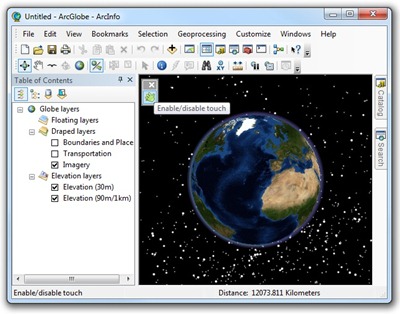 Touch for ArcGIS Desktop