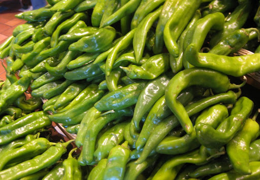 Roasted Hatch Green Chiles