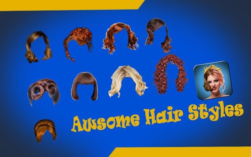 download Women Hair Style Stickers free