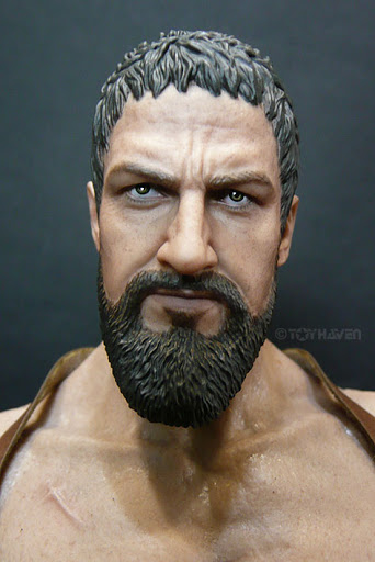 As King Leonidas By Hot Toys Including The Beard And Braided Hair On Popscreen