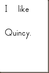 I like quincy text page