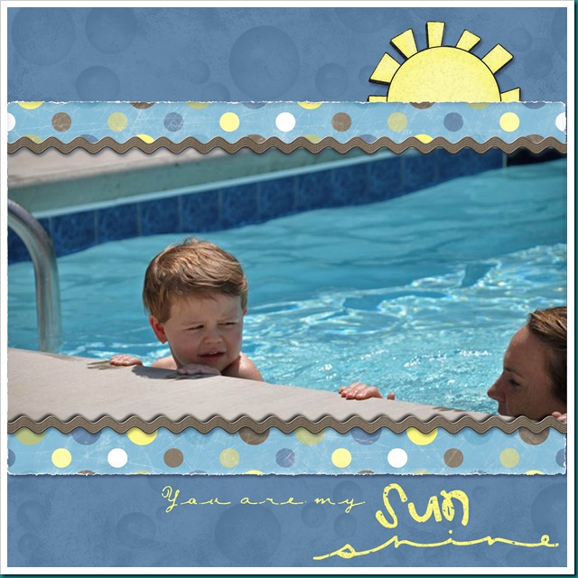 Sam's first swim lesson page 2