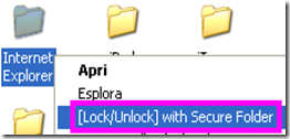 Bloccare Internet Explorer con password