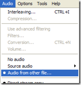 Montare audio su video con VirtualDub