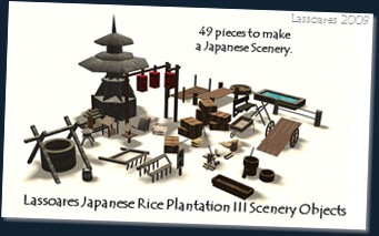 Lassoares Japanese Rice Plantation III Scenery Objects