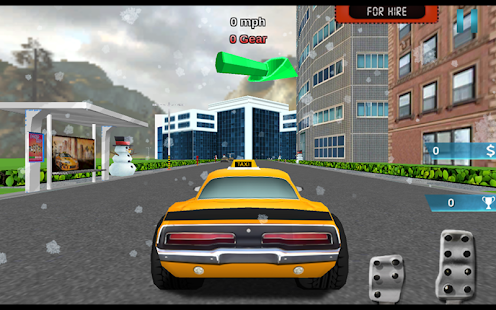 3D Santa Taxi Drive Screenshots 0