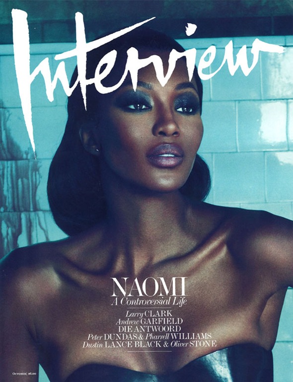 naomicover emInterviewem October 2010 Cover  Naomi Campbell by Mert & Marcus