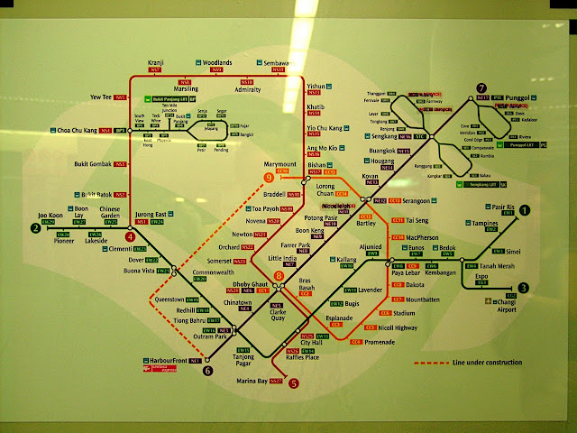 Дорога домой. Про сингапурское метро. 