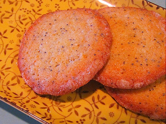Orange Poppy Seed Cookies