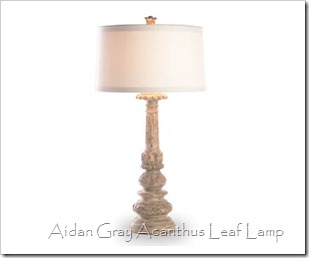 aidan gray acanthus leaf lamp